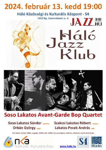 Soso Lakatos Sándor Avant-Garde Bop Quartet