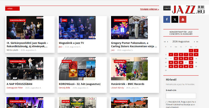 Megújult a Jazz.hu szakmai portál