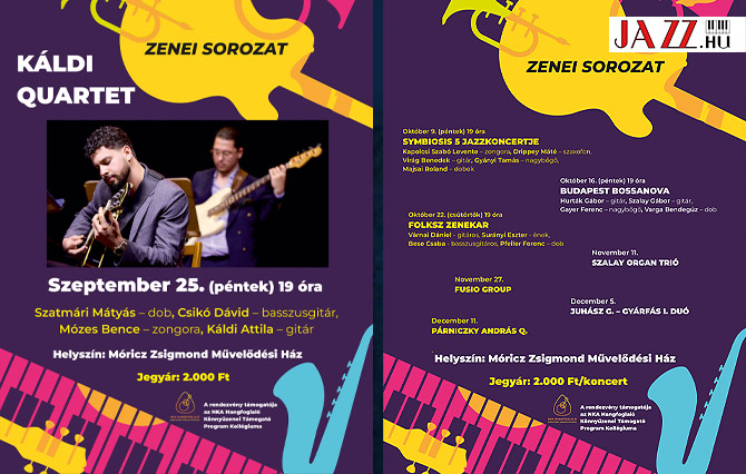 Nagykanizsai őszi jazzprogramok