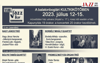 Jazz és Bor – Boglár