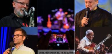 Jazz Tanszék-ünnep a Zeneakadémián – Borbély Mihály, Binder Károly, Bacsó Kristóf és László Attila